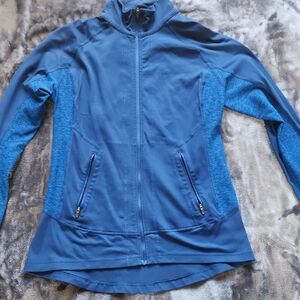 Women's Blue Full-Zip Jacket